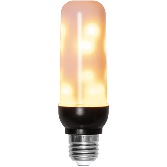 LED lyspære flamme - E27