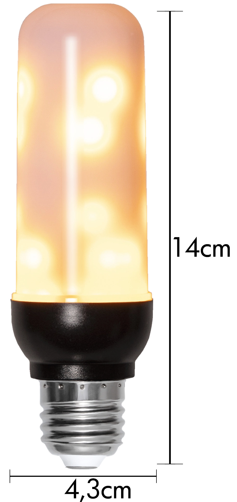 LED lyspære flamme - E27 - Bilde 5