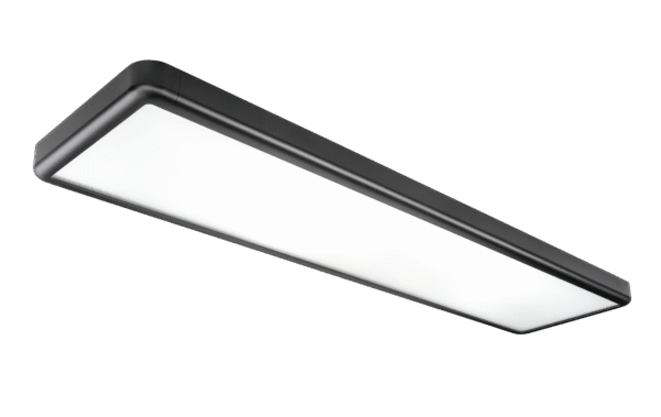 Sense Surface taklampe 1200x300 3790lm 3000K Dimbar - Sort