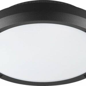 Luno taklampe 30 cm utendørs IP65 13W 3000K IK6 m/Sensor - Grafitt grå