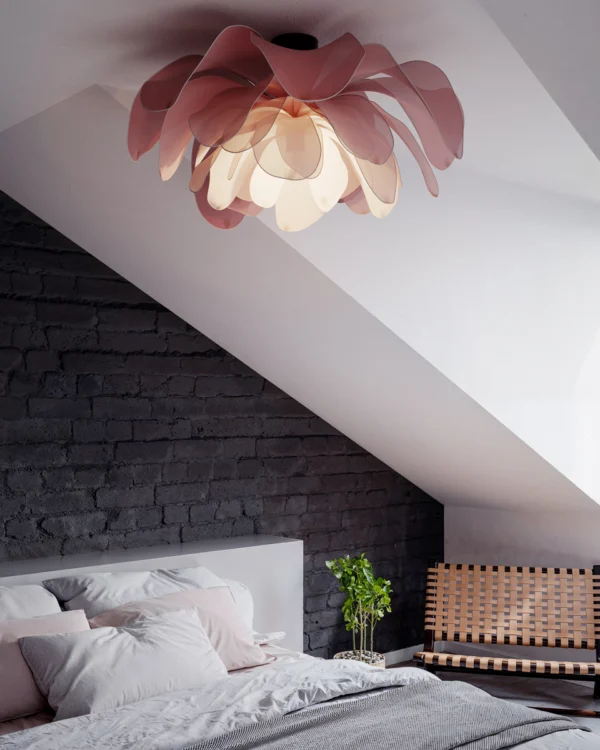 Lou Lou plafond Ø80 cm - Rosa