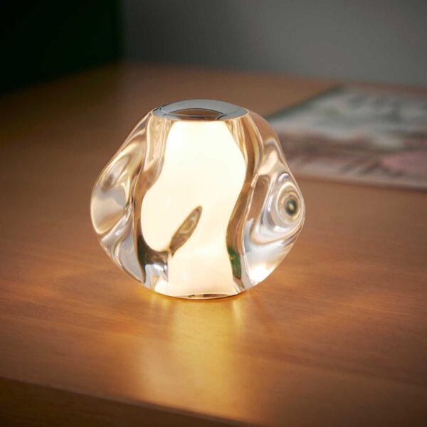 ICE BALL oppladbar bordlampe - Krom - Bilde 3