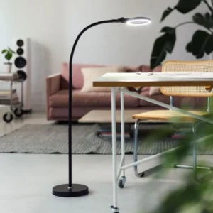 Magni lupelampe portabel oppladbar gulvlampe med forstørrelsesglass - Bilde 3