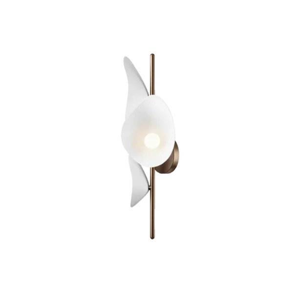 Nuura Floori vegglampe 3lys led - Bronse / Hvit - Bilde 3