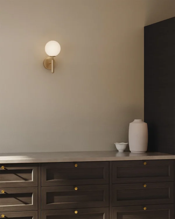 Nuura Miira vegglampe IP44 g9 - Nordic Gold/opal - Bilde 3