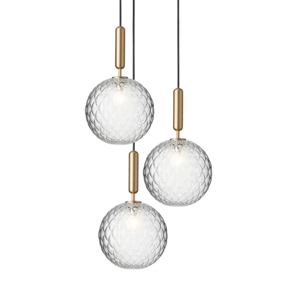 Nuura Miira 3lys Large takpendel G9 - Nordic Gold / klar - Bilde 2