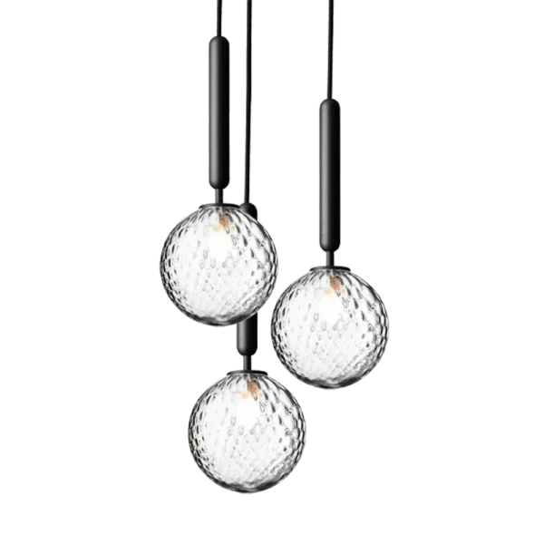 Nuura Miira 3 lys rundell G9 - Rock Grey / Klar - Bilde 3