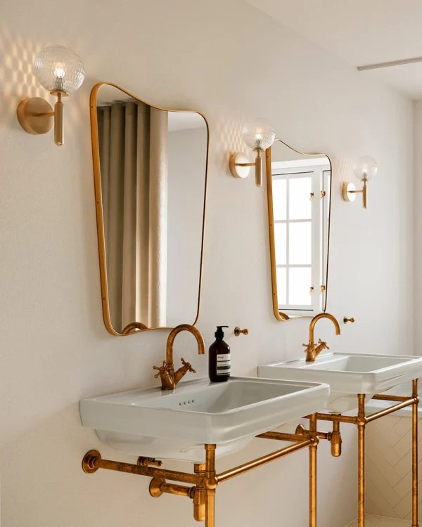 Nuura Miira vegglampe IP44 g9 - Nordic Gold/klar - Bilde 3