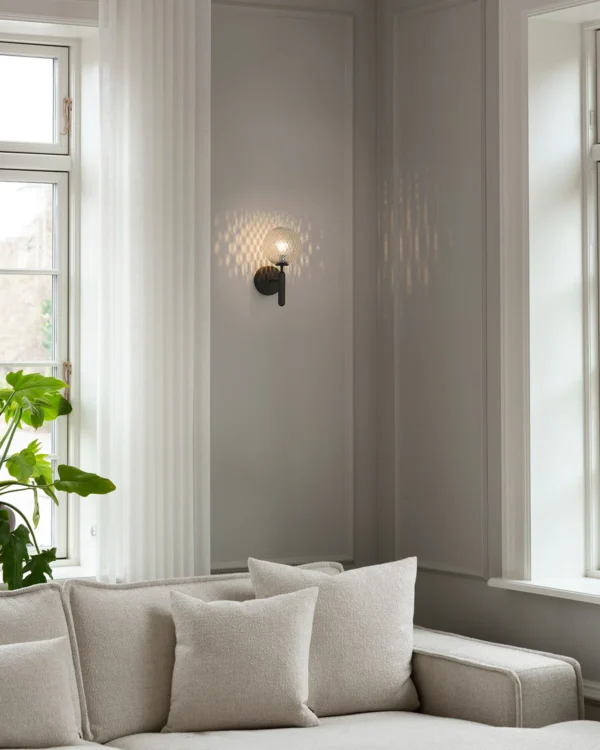 Nuura Miira vegglampe IP44 g9 - Rock grey/klar - Bilde 4