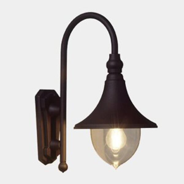 Noral Trumpet F vegglampe - Sort