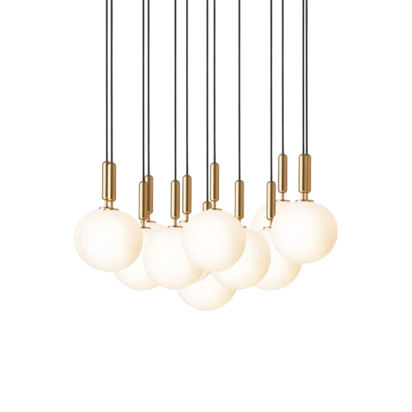 Nuura Miira 13lys Large takpendel G9 - Nordic Gold / Opal