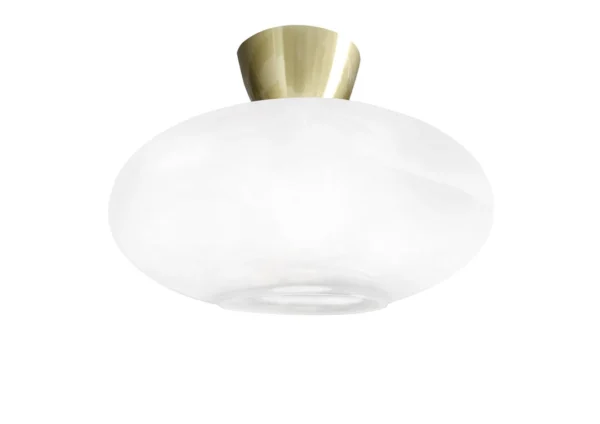 Cup 105 takplafond 28cm - Messing/opal