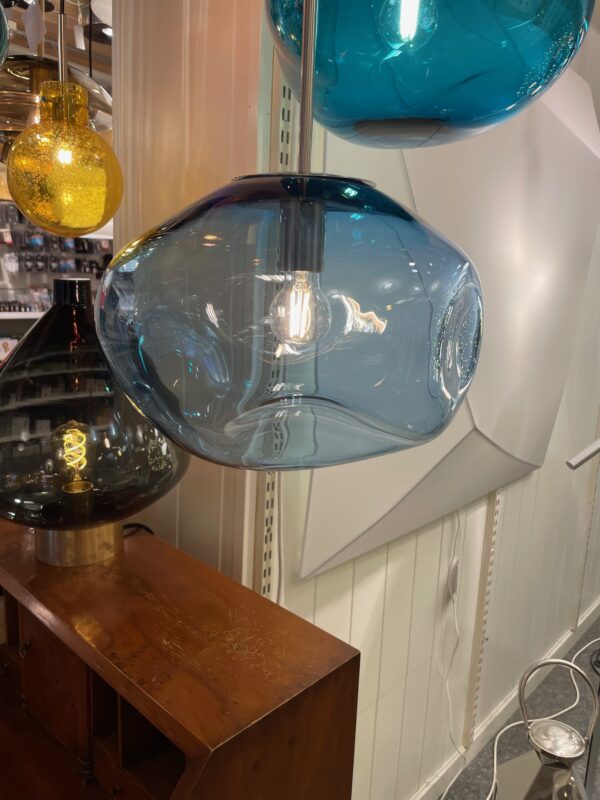 Hadeland Crystal stone 350mm - Stålblå - Bilde 2