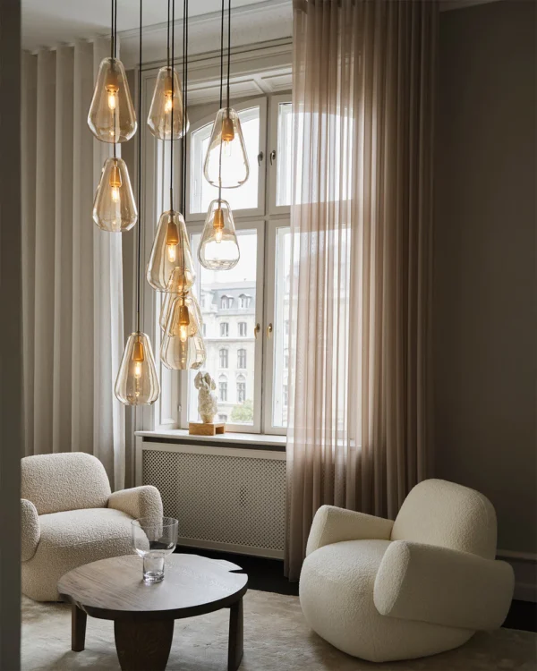 Nuura Anoli 3 takpendel - Nordic gold/gull - Bilde 4