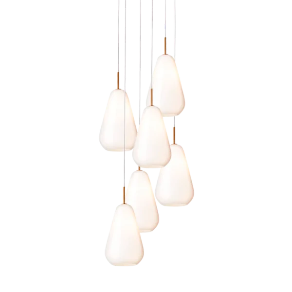 Nuura Anoli 6 takpendel - Nordic gold/opal - Bilde 2
