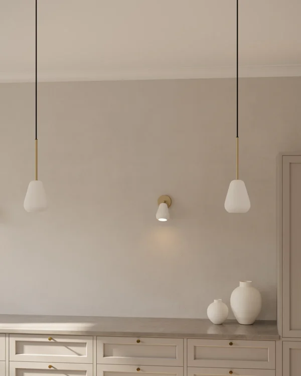 Nuura Anoli 1 takpendel spot Nordic gold/hvit - Bilde 3