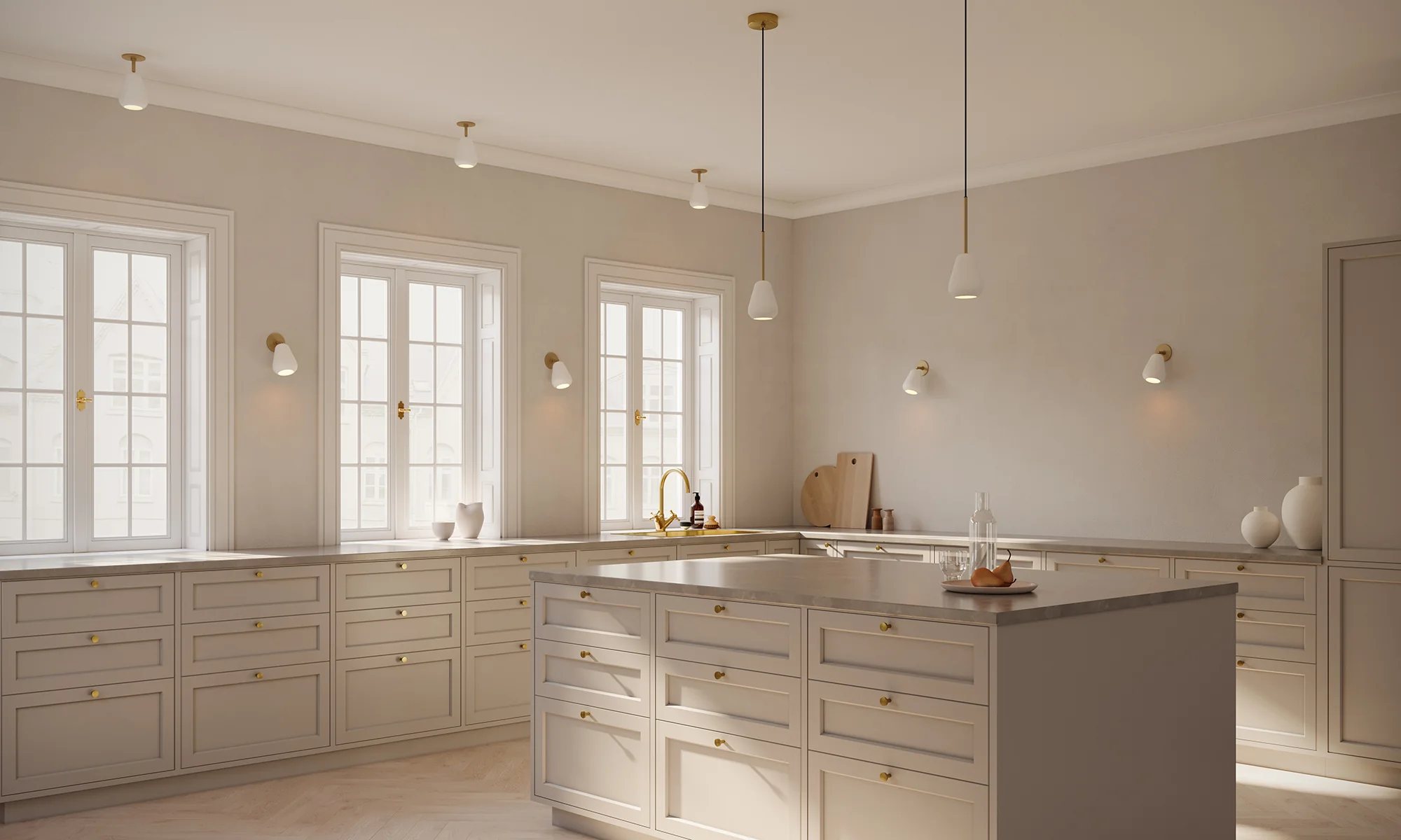 Nuura Anoli 1 spot utpåliggende Nordic gold/svart - Bilde 6