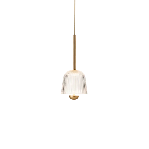 Nuura Asteea 1lys takpendel Satin messing/klar
