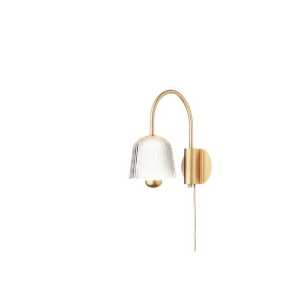 Nuura Asteea vegglampe Satin messing/klar - Bilde 6