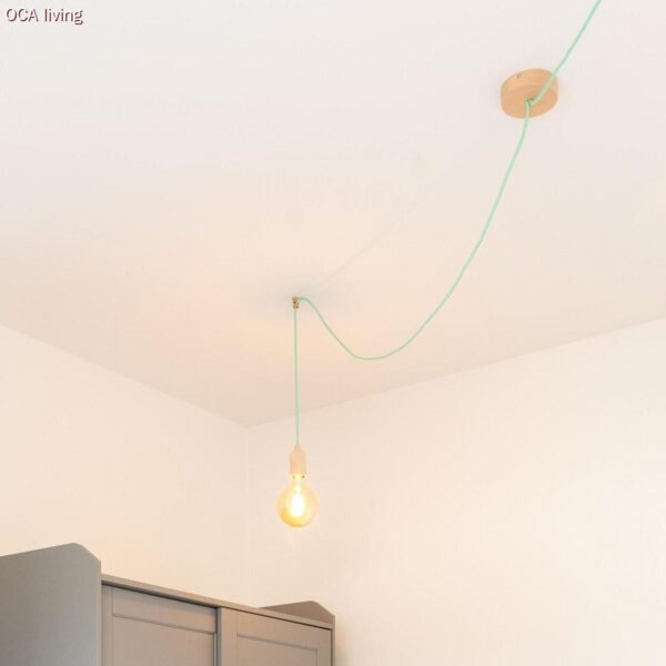 Rund kabel mint bomull 2x0,75 - Bilde 3