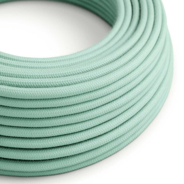 Rund kabel mint bomull 2x0,75