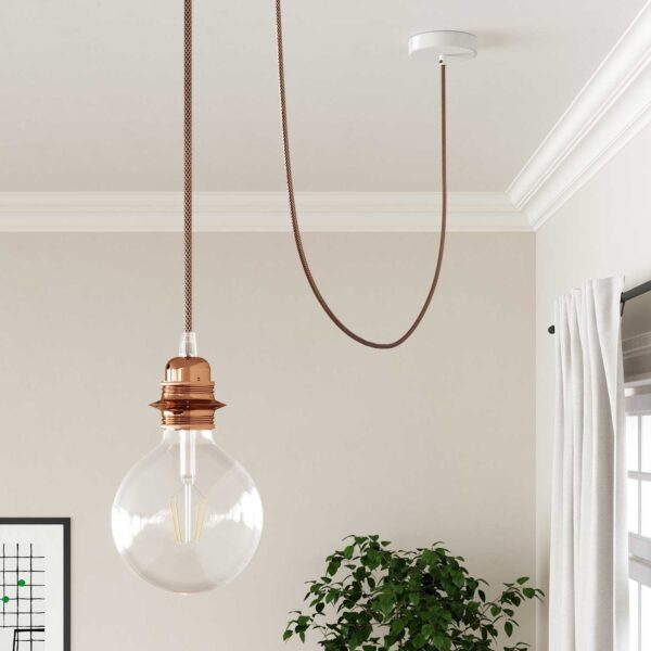 Rund kabel svart med kobberfletting 3x0,75 - Bilde 2