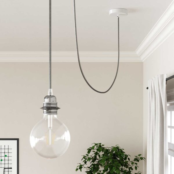 Rund kabel svart med tinnfletting 3x0,75 - Bilde 2