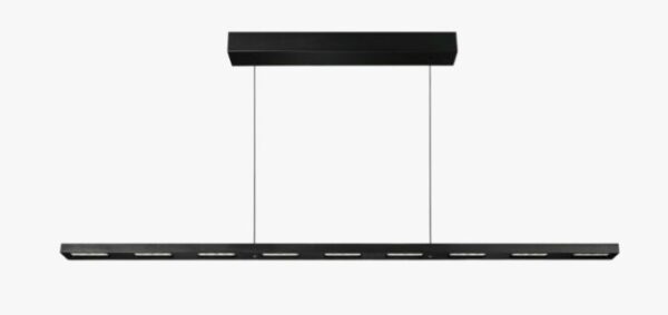 Vanessa takpendel 128CM LED 42w 2700K Lys opp/ned Heis 1,5M Sensor dim - Svart