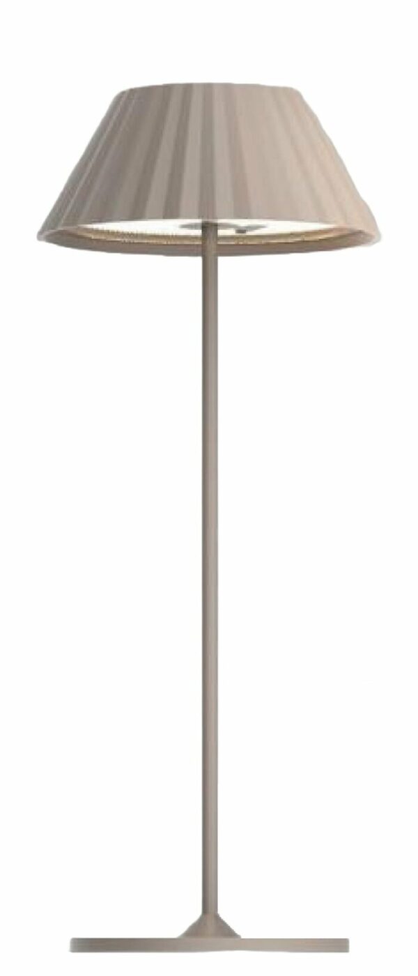 Lexa oppladbar bordlampe IP44 Dimbar LED - Varm Grå