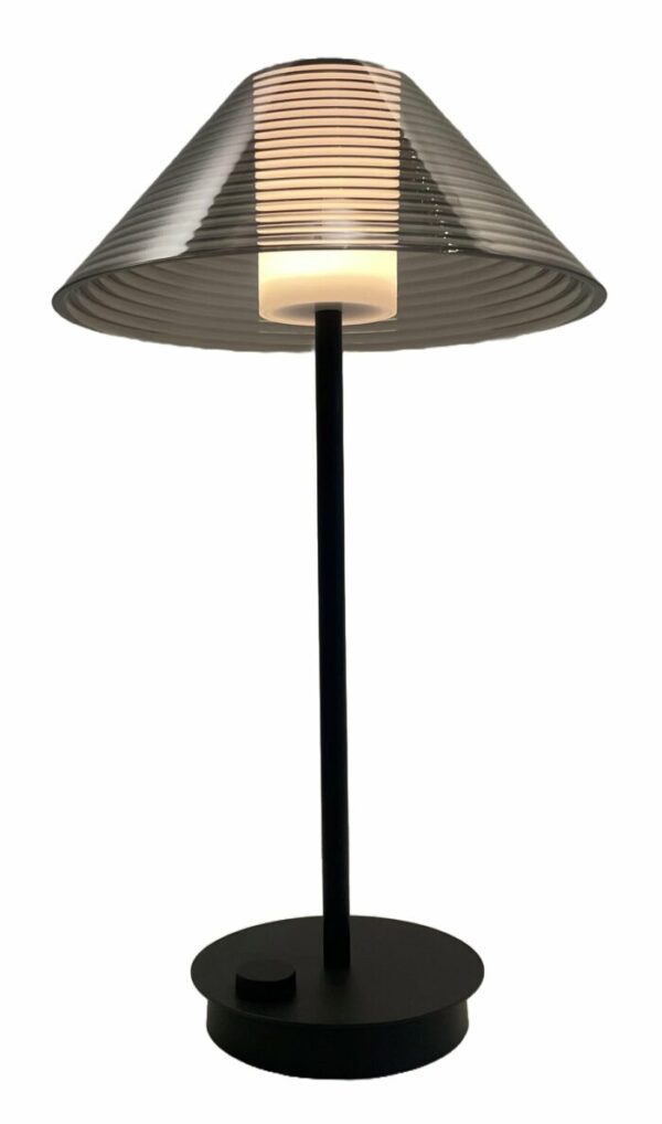 Volar oppladbar bordlampe IP44 Dimbar LED - Svart