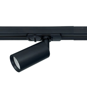 Oz K3 Mini spotskinne 3 spotter 1meter Svart