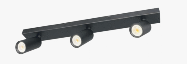 Oz K3 Mini skinne 3lys Svart