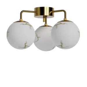 Bellagio plafond 3lys - Messing