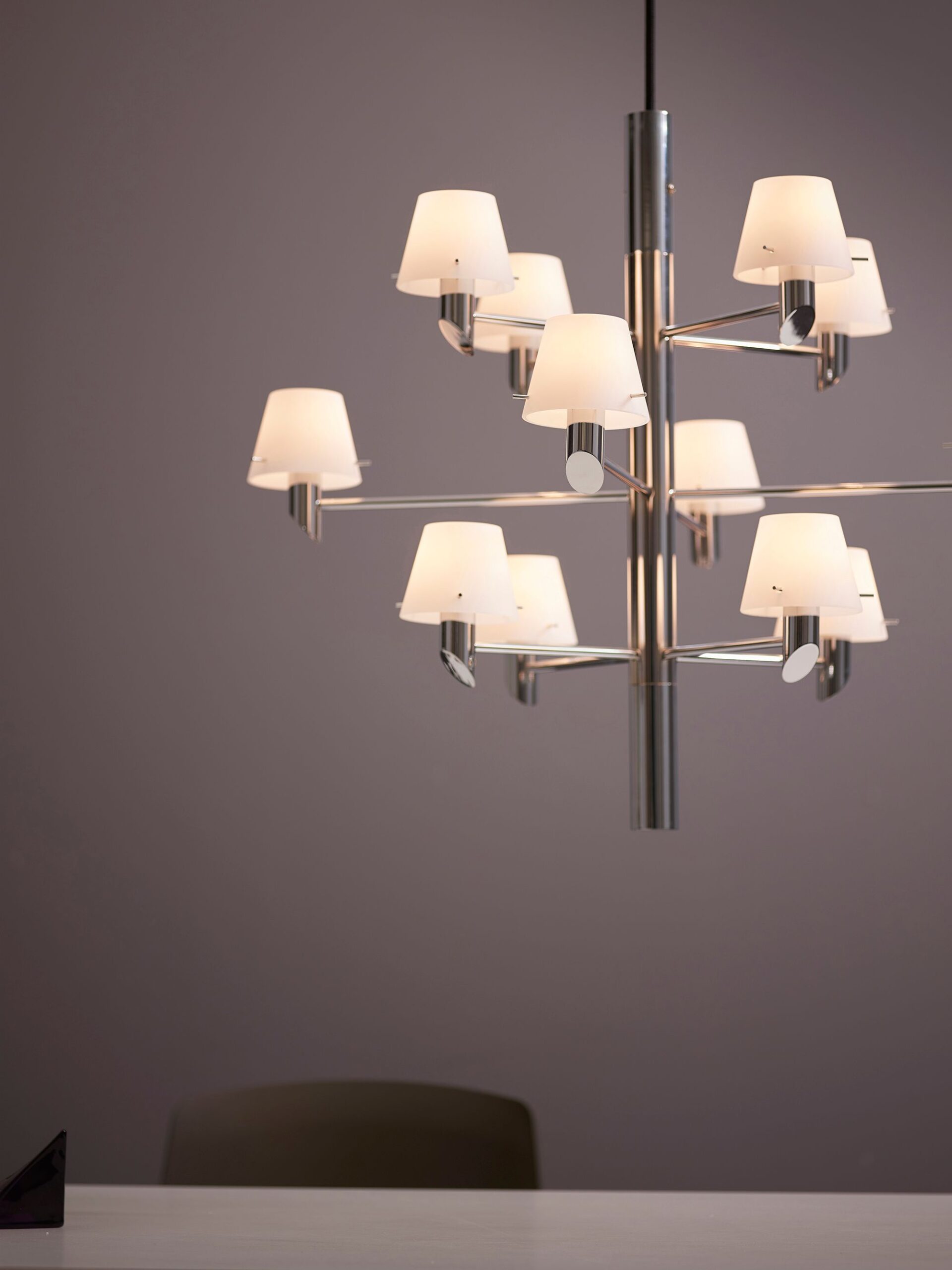 Gil 12 Lysekrone - Messing/Opal - Bilde 4