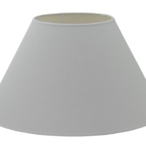 Lampeskjerm Carolin lin 50cm - Hvit