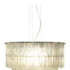 Abelone taklampe Ø47 - Klar/Sølv