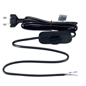 Ledningsdimmer med ledning 2,5m 2-60W LED - Sort