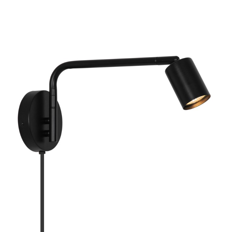 Explore Long Vegglampe - Sort