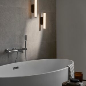 Virelle 32 vegglampe IP44 - Svart