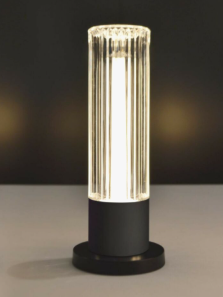 Ding H20 CS Oppladbar Bordlampe - Svart