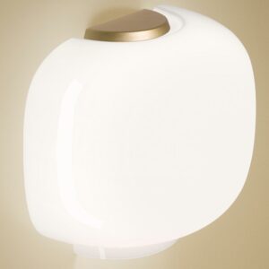 Chouchin Semi vegglampe glass - Gull