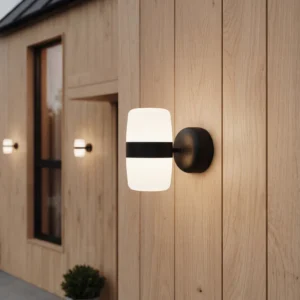Dahl Hall utendørs/innendørs vegglampe - Svart