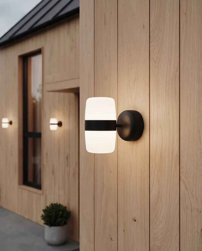 Dahl Hall utendørs/innendørs vegglampe - Svart