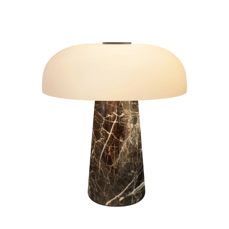 Glossy Mini Portable Bordlampe Gråbrun - Bilde 10