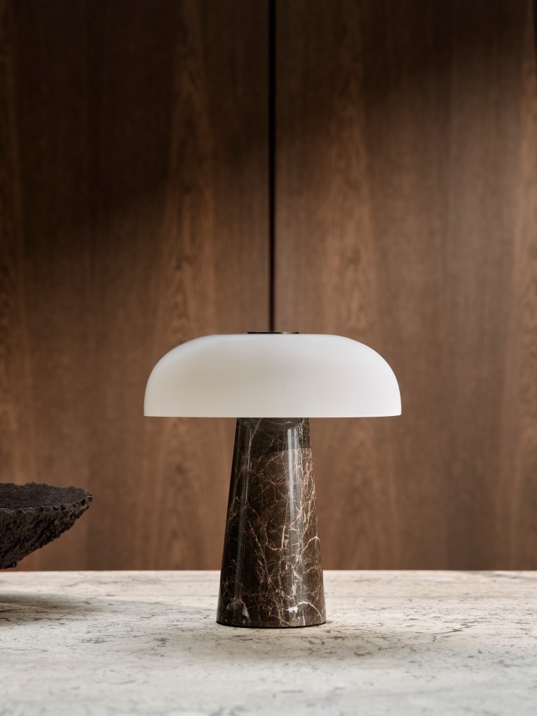 Glossy Mini Portable Bordlampe Gråbrun - Bilde 8