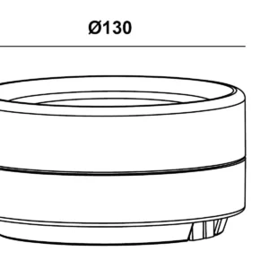 Nova Brio tak/vegglampe 9W 2700/3000/4000 Kelvin IP65 - Dimbar - Bilde 6