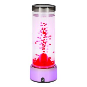 Volcano bordlampe RGB led lava oppladbar - Bilde 2