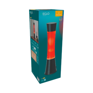 Lava bordlampe led 39cm Svart/Rød - Bilde 3