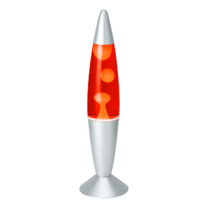 Lava bordlampe led 42cm Rød