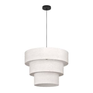 Parogno taklampe ø50 E27 - Hvit lin - Bilde 2